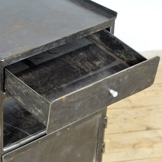 Iron bedside table, 1910s – Nightstands, Vintage (photo 6 of 11)