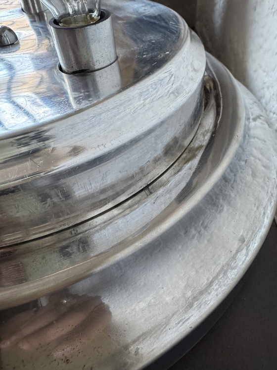 Image 1 of 1970s Space Age bubble glass table lamp