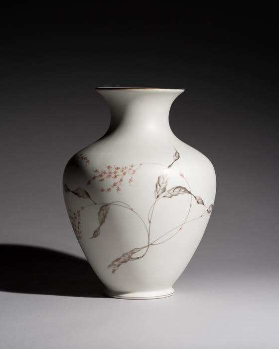 Image 1 of Rosenthal Fritz von Stockmayer Vase Duo Seidenglasur Handbemalt Signatur 2WW