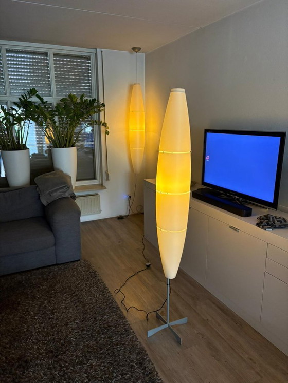 Image 1 of Havana vloerlamp aluminium/wit van Foscarini