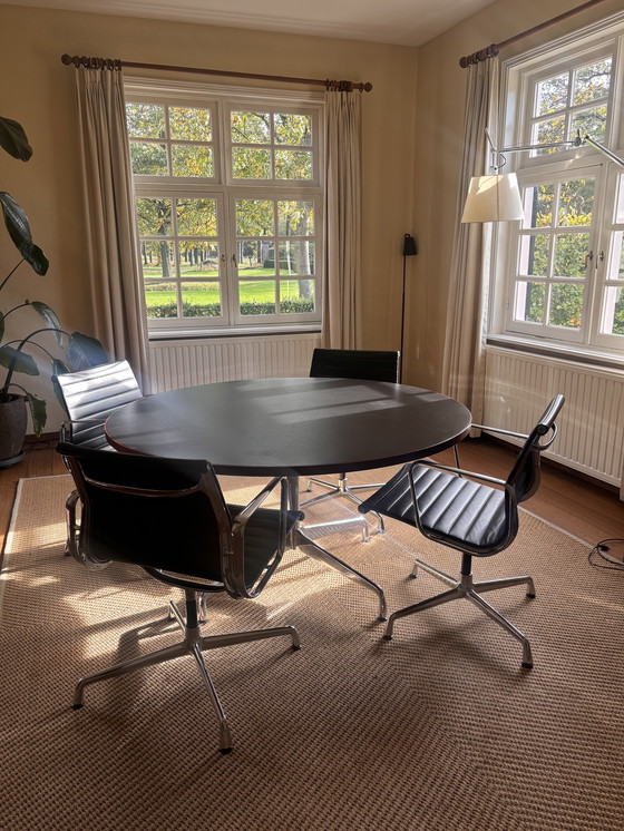 Image 1 of Eames Segmented Table 140×70 – Original Base + Custom Top