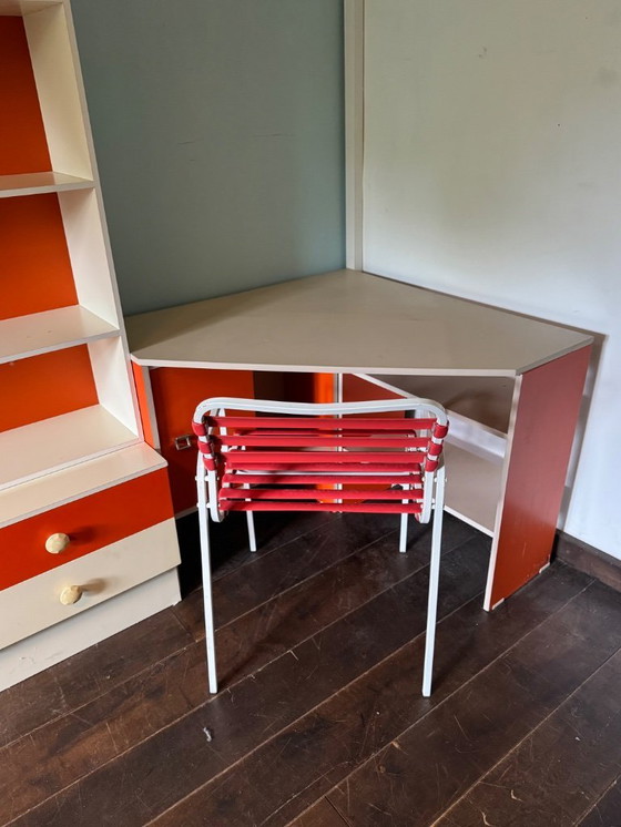 Image 1 of Vintage Desk Book Case and Chair