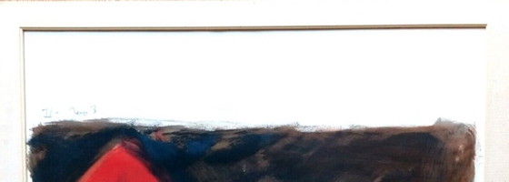 Image 1 of Javier Montesol - Huile sur papier signée (2003)