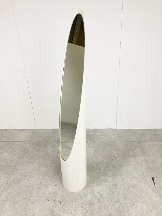 Image 1 of Unghia mirror by Rodolfo Bonetto, Italy 1970s 