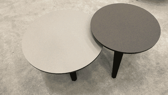 Image 1 of Belly duo side table/coffee table set