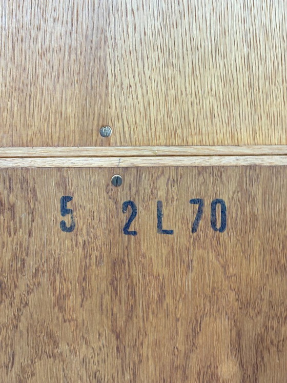 Image 1 of Mid-century classic: IKEA MTP shelf / highboard / sideboard – oak – design Marianne Richter