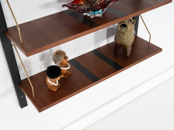 Modulaire eikenhouten wandkast, Deens design, jaren 60, gemaakt in Denemarken – Boekenkasten, Wood (photo 10 of 12)