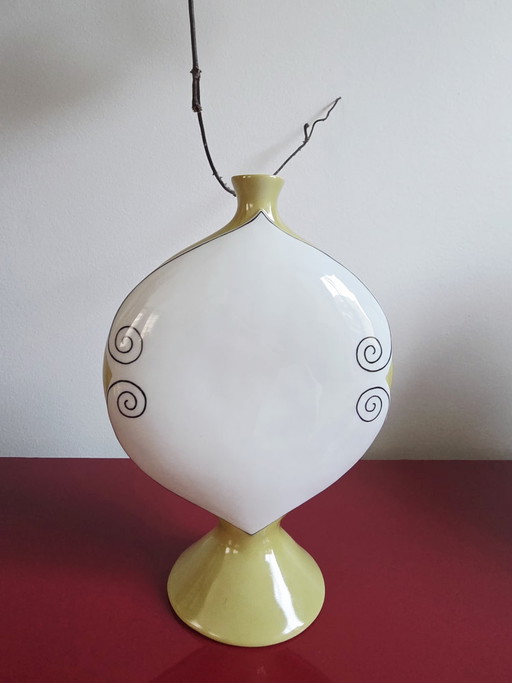 Royal Dux "Atelier" Porseleinen Vaas van Jindřiška Radová - Jaren 70