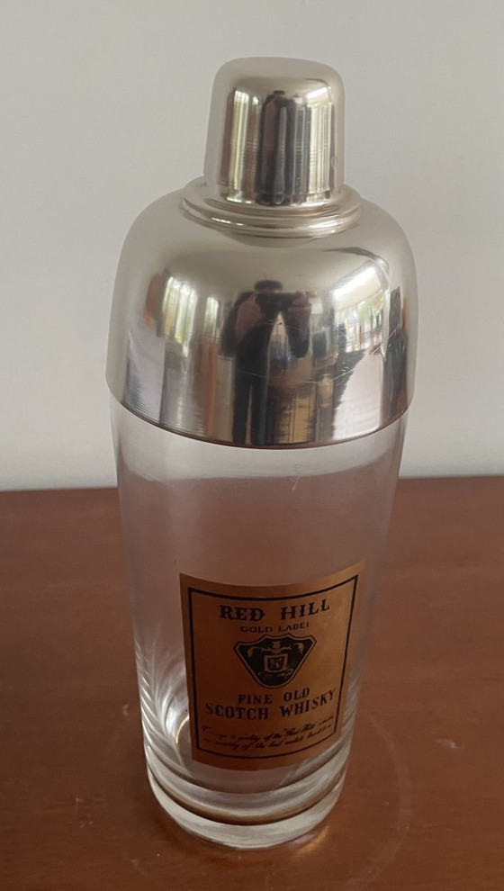 Image 1 of Red Hill Fine Old Scotch Whiskey - Shaker per cocktail vintage