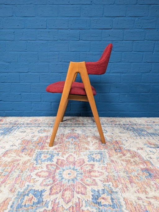 Sedia Compass vintage o sedia da ufficio, Kai Kristiansen per SVA Mobler, anni '60