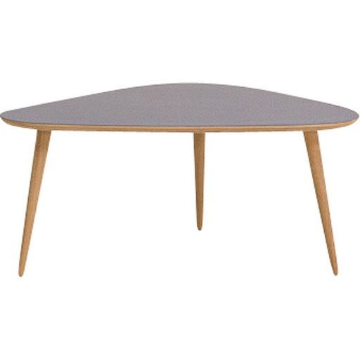 Vintage middernachtblauwe laminaat salontafel, Frankrijk