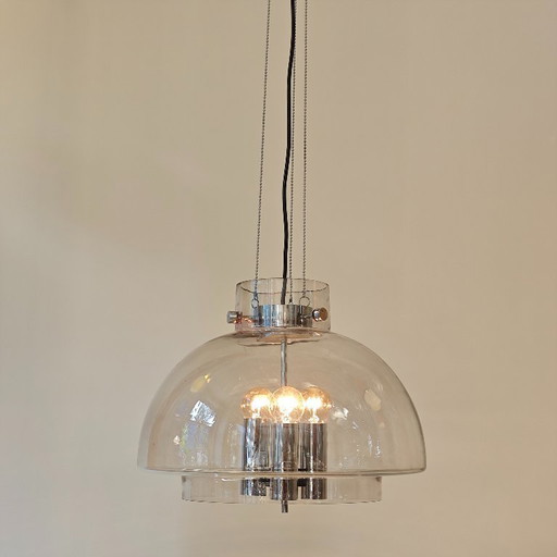 Suspension vintage en verrerie de Limbourg