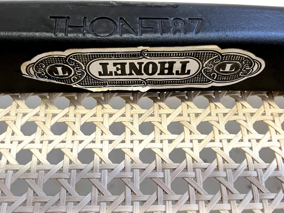 Image 1 of 10x Thonet Stoel Model 214 ,4X Armleuning,6x zonder