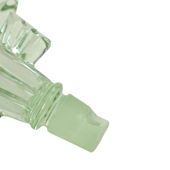 Image 1 of Set de toilette en cristal vert Set Boudoir