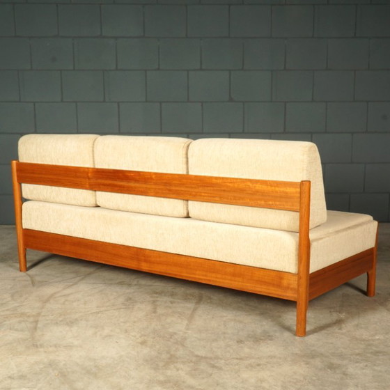 Image 1 of Ensemble de bancs pliants danois – Den Blaa Fabrik – 1960