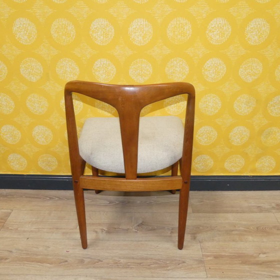 Image 1 of Set von 4 Teak Stühlen "Juliane" dining chairs Johannes Andersen, Uldum Møbelfabrik danish design denmark mid century retro 
