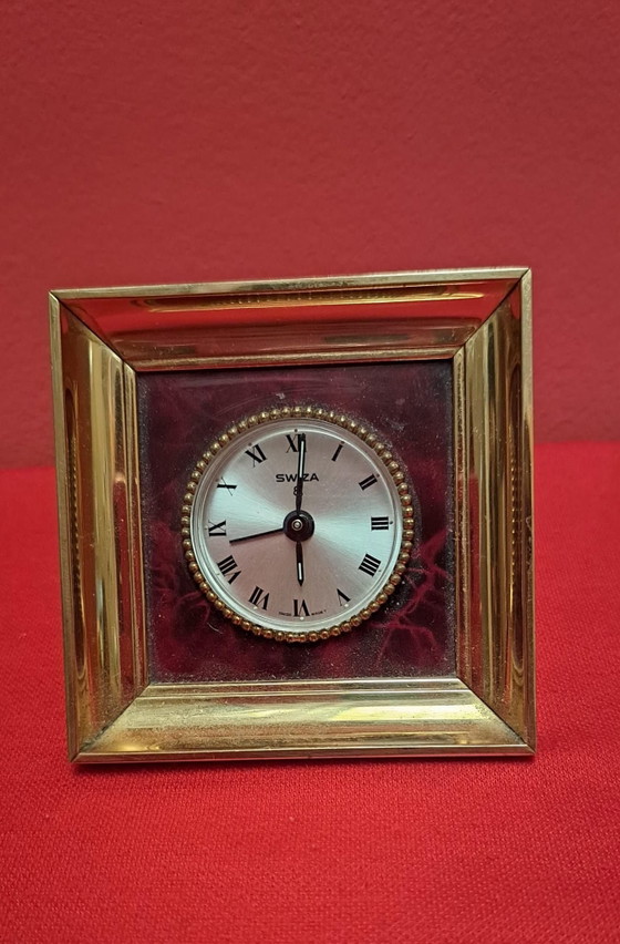 Sveglia Swiza 8 Neoclassica, Orologi, Vetro, Metallo, Dorato (foto 2 di 9)