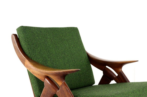 Image 1 of De Ster de Knoop fauteuil 'Glane' vintage gestoffeerd