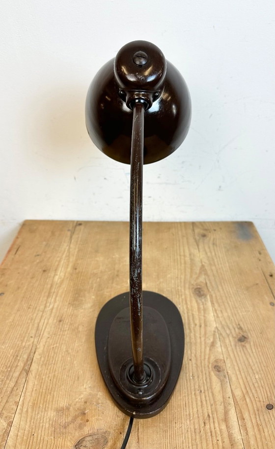 Image 1 of Vintage Brown Adjustable Table Lamp, 1960s