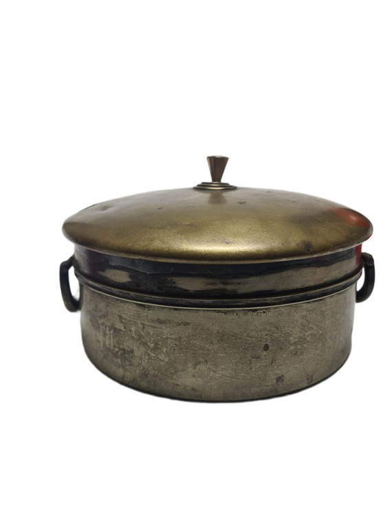 Jarra Biedermeier del siglo XIX procedente de Fraget, Polonia. – Objetos decorativos, Metal, Brass (photo 11 of 11)