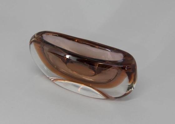 Tsjechische kunstglazen Sommerso-vaas uit de jaren 80 van Jaroslav Svoboda – Vazen, Glass (photo 7 of 7)