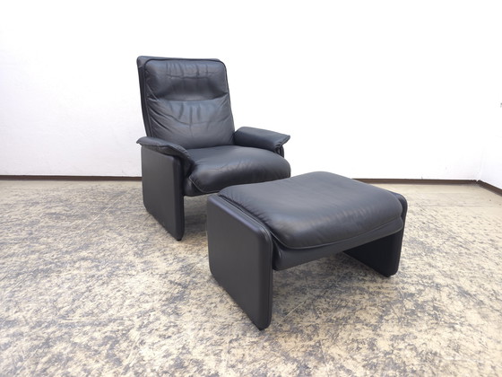 Image 1 of De Sede ds 61 Armchair with Footstool Designer Armchair Leather Armchair Chair Paris