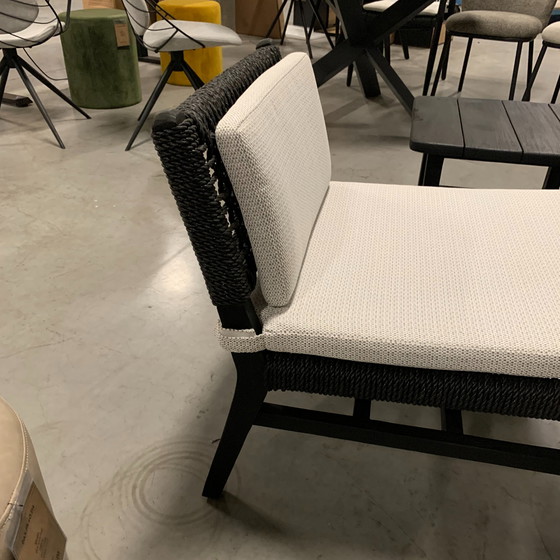 Image 1 of Poltrona lounge Castle Line Teak Black (set da 2) con tavolino laterale