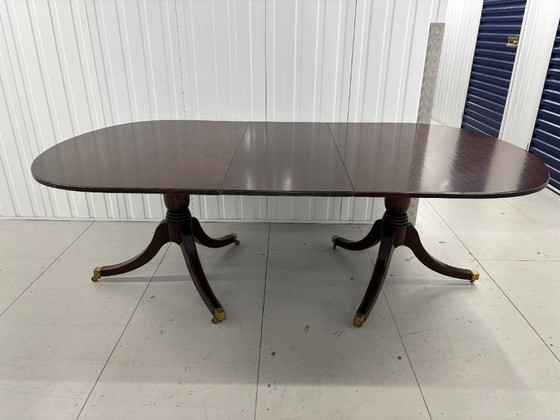 Image 1 of Antique mahogany extension table