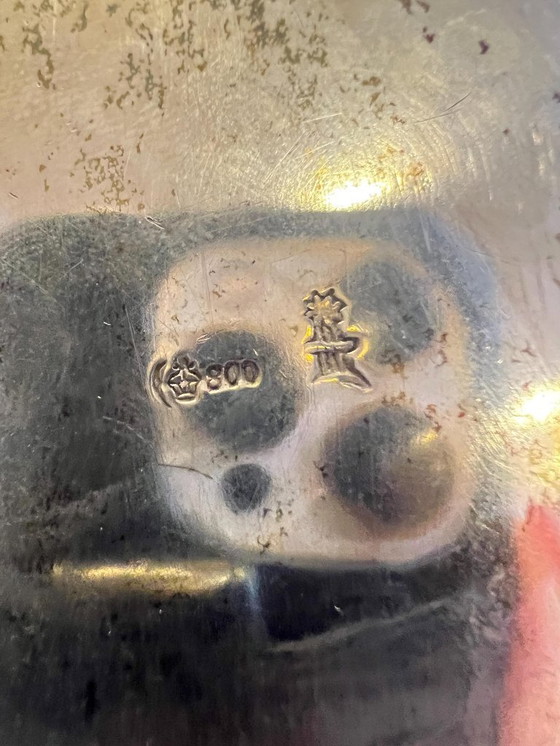 Image 1 of Teiera barocca in argento massiccio 800, punzonata, made in Germany 1900-1920 ca.