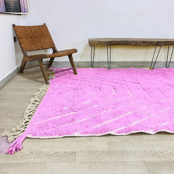 Tapis berbère marocain 200cm x 300cm – Wool, Cotton (photo 6 of 10)