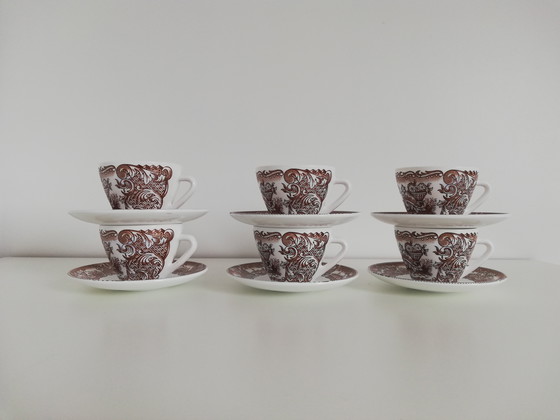 Image 1 of Tasses Et Sous-Coupes Rivanel Vintage