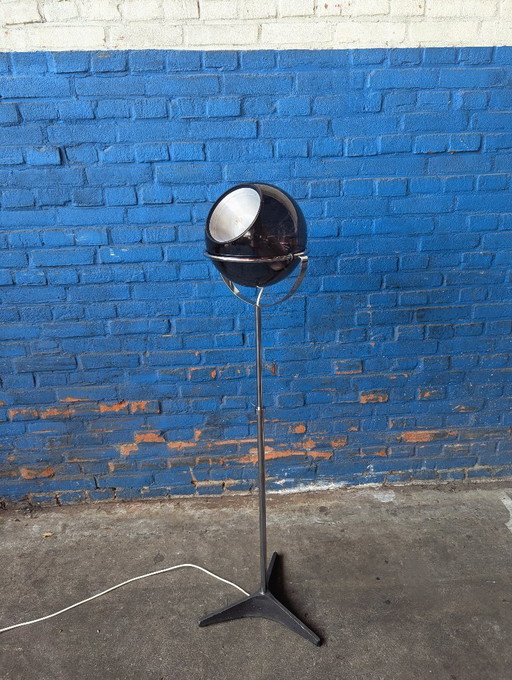 Lampadaire vintage design néerlandais Raak Globe