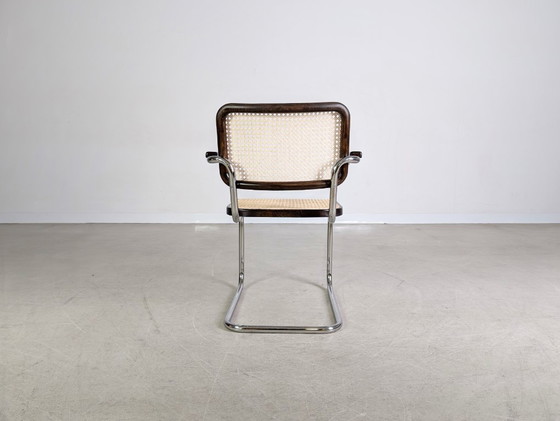 Image 1 of Silla cantilever original Thonet S64V Silla de diseño Marcel Breuer marrón