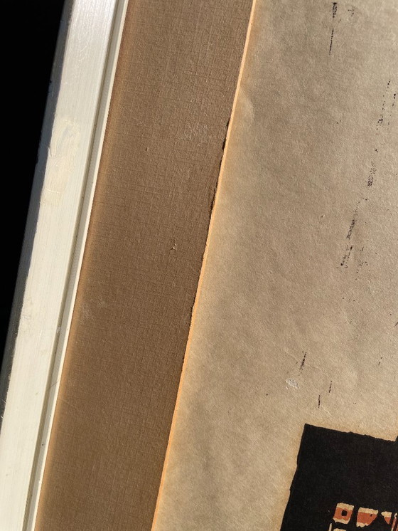 Image 1 of Akke Sins Pencil Signed Citscape Litho Vintage 1960s