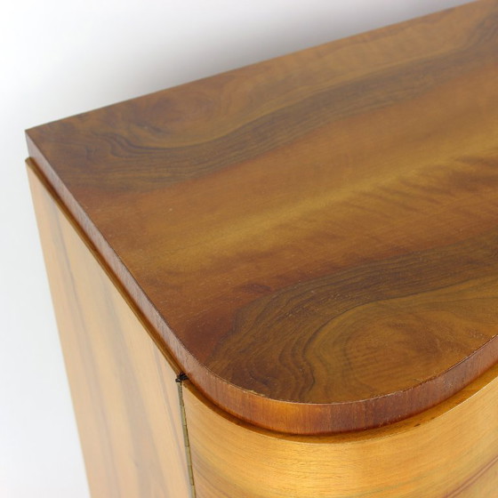 Image 1 of Art Deco nachtkastjes van Jindřich Halabala voor Up Závody, jaren dertig