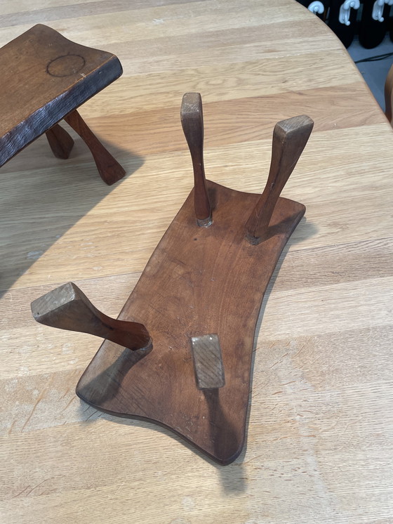 Image 1 of 2x Brutalistische plantentafeltjes