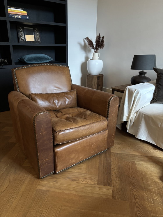 Image 1 of Set van twee leren fauteuils Ascension Latorre