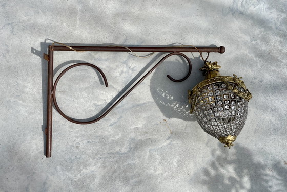 Image 1 of Klassische französische Kronleuchter-Pendelleuchte im Stil Louis XVI.