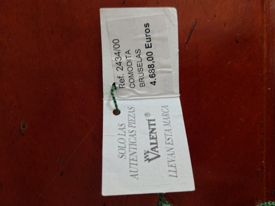 Image 1 of Cassettiere Valenti “Bruselas” – Design di lusso spagnolo 2004 – Dettagli in legno lucidato e ottone