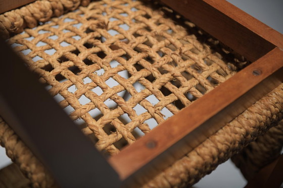 Image 1 of Vintage Lounge Chairs by Atelier Adrien Audoux & Frida Minet for VIBO France