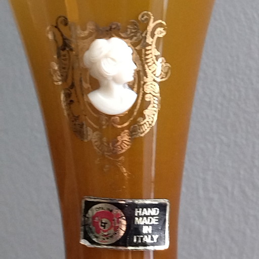 Vintage opaline vaas