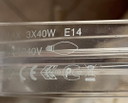 Transparente Kartell-Lampe