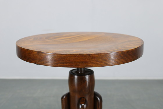 Image 1 of 1930er Klavierhocker aus Bugholz und Buche, Tschechoslowakei