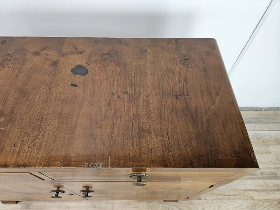 Image 1 of Art Decò sideboard in walnut burl from the 1940s
