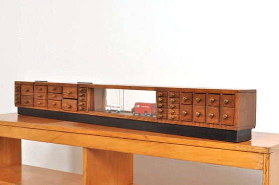 Vetrina da Banco Antica in Rovere, Anni '10 – Vetrine, Wood, Vintage (photo 14 of 16)