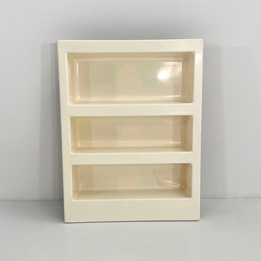 Mensole da parete in fibra di vetro in stile spaziale, anni '70