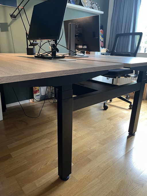 Elektrisch zit-sta duo bureau 