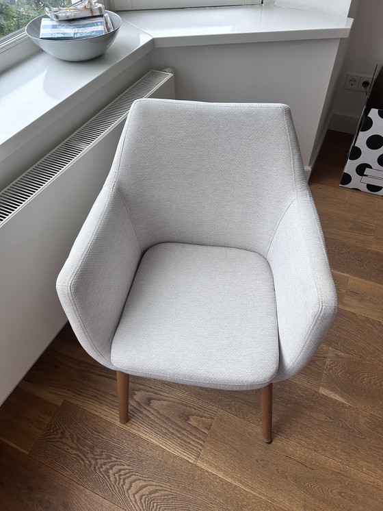 Image 1 of 2 nice beige/gray chairs