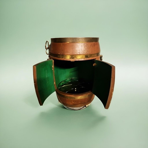 Vintage-Barmöbel – Barfass – Mid-Century