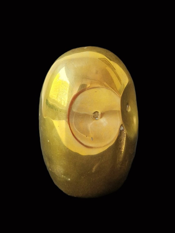 Gufo in Ottone Vintage - Anni '70 – Sculture (photo 5 of 6)